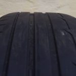 Nahezu Verschlissener Reifen, leicht einseitig abgefahren